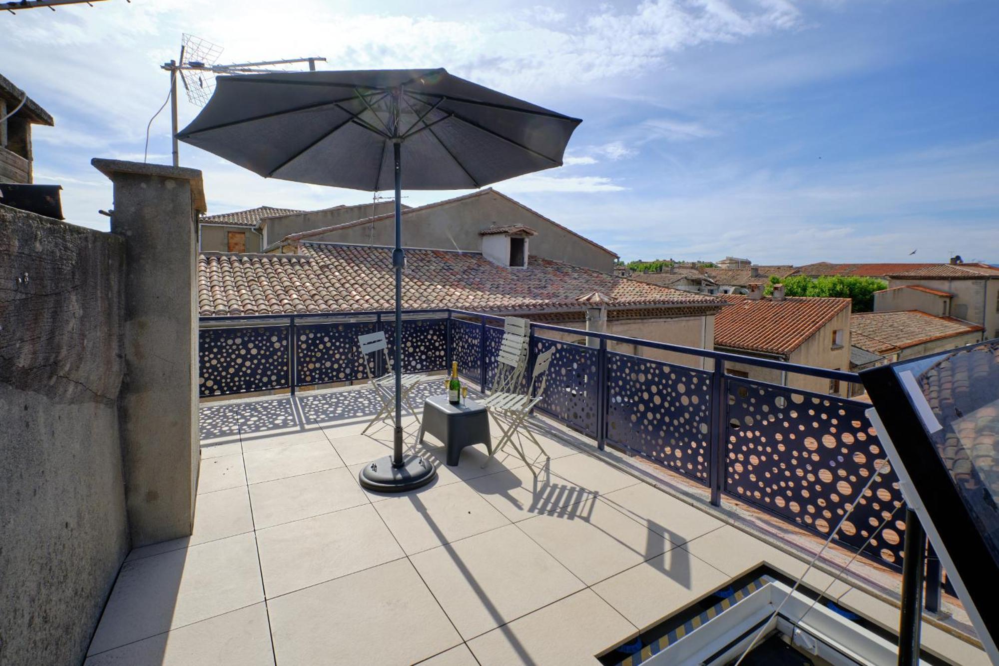 Апартаменты Mon Toit Carcassonnais •Hypercentre •Terrasse •Vue Каркассон Экстерьер фото