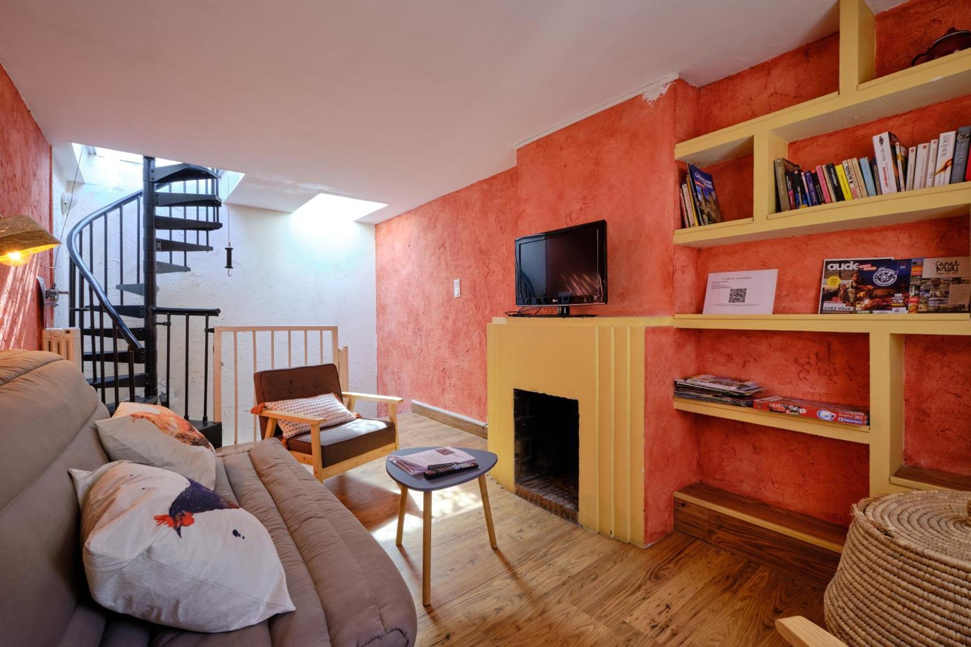 Апартаменты Mon Toit Carcassonnais •Hypercentre •Terrasse •Vue Каркассон Экстерьер фото